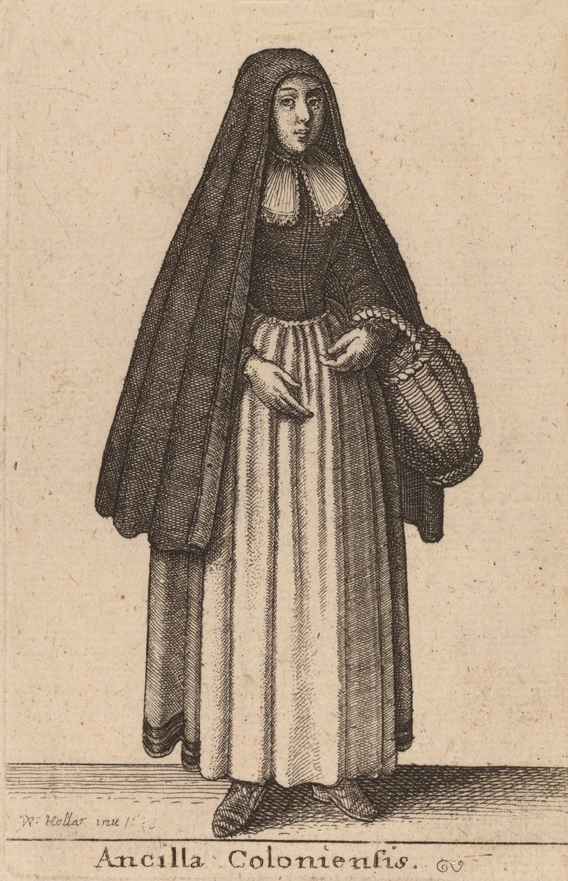 Ancilla Coloniensis, 1643. 作者 瓦茨劳斯·霍拉尔