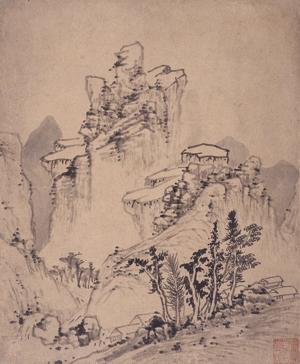 山水画册 作者 杨文从