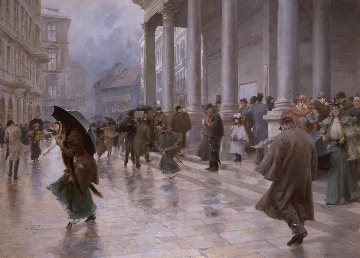 磨坊泉边 作者 威廉·高斯（Wilhelm Gause）