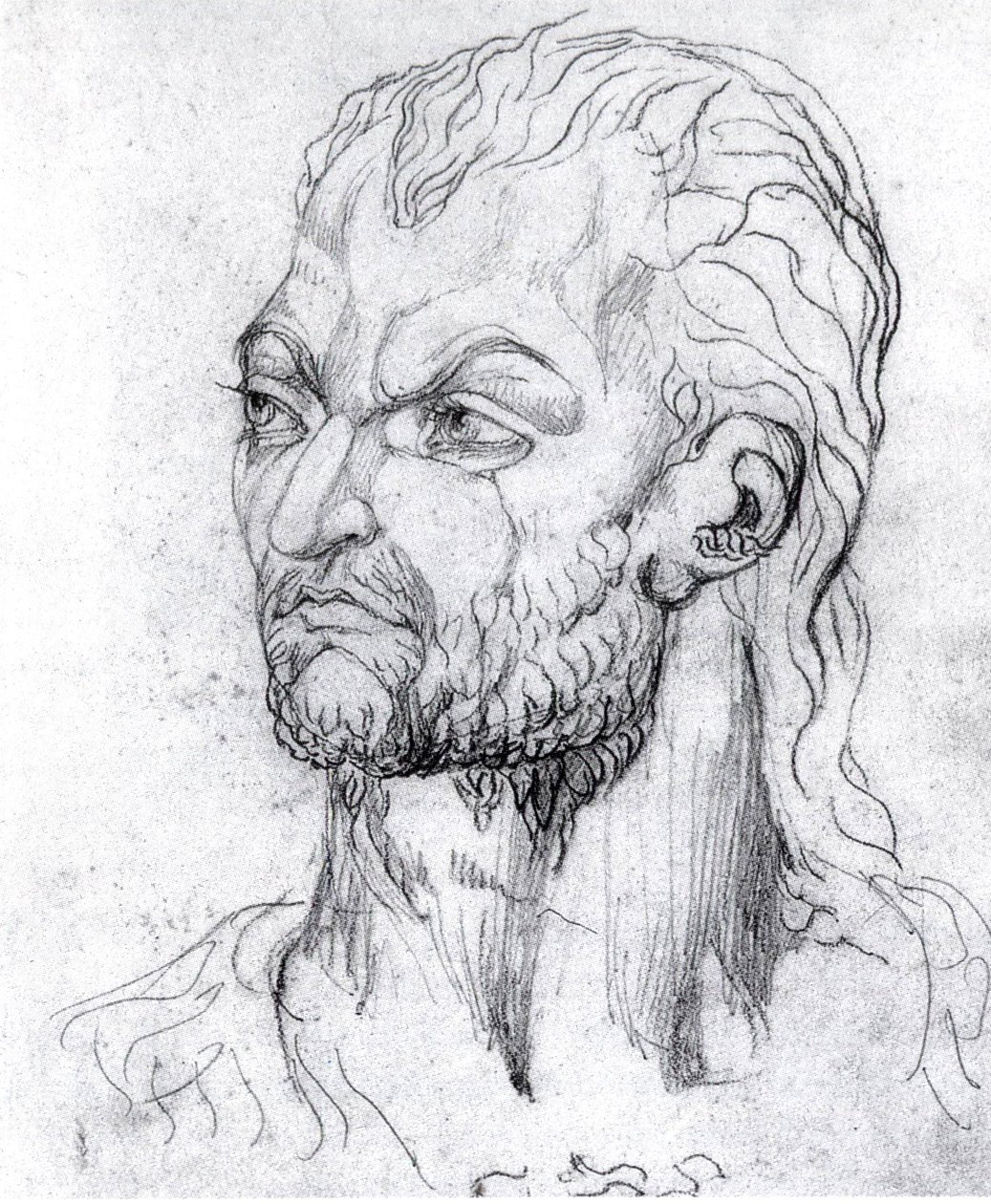 有远见的Owen Glendower负责人 作者 威廉·布雷克