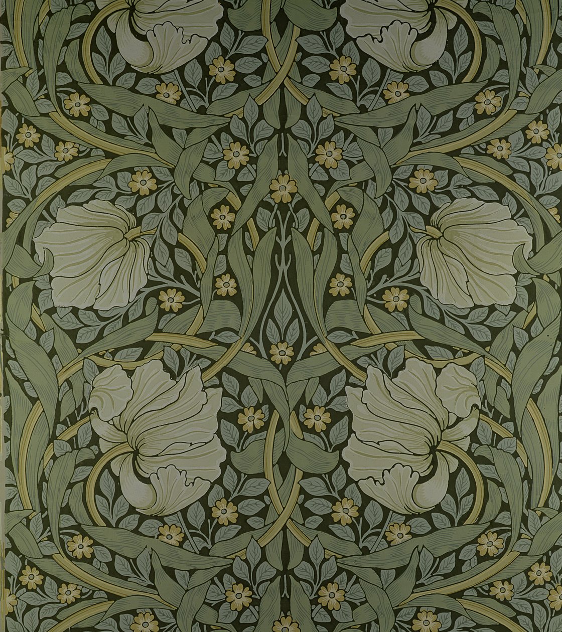 &39;Pimpernel&39;壁纸设计，1876年 作者 威廉·莫里斯