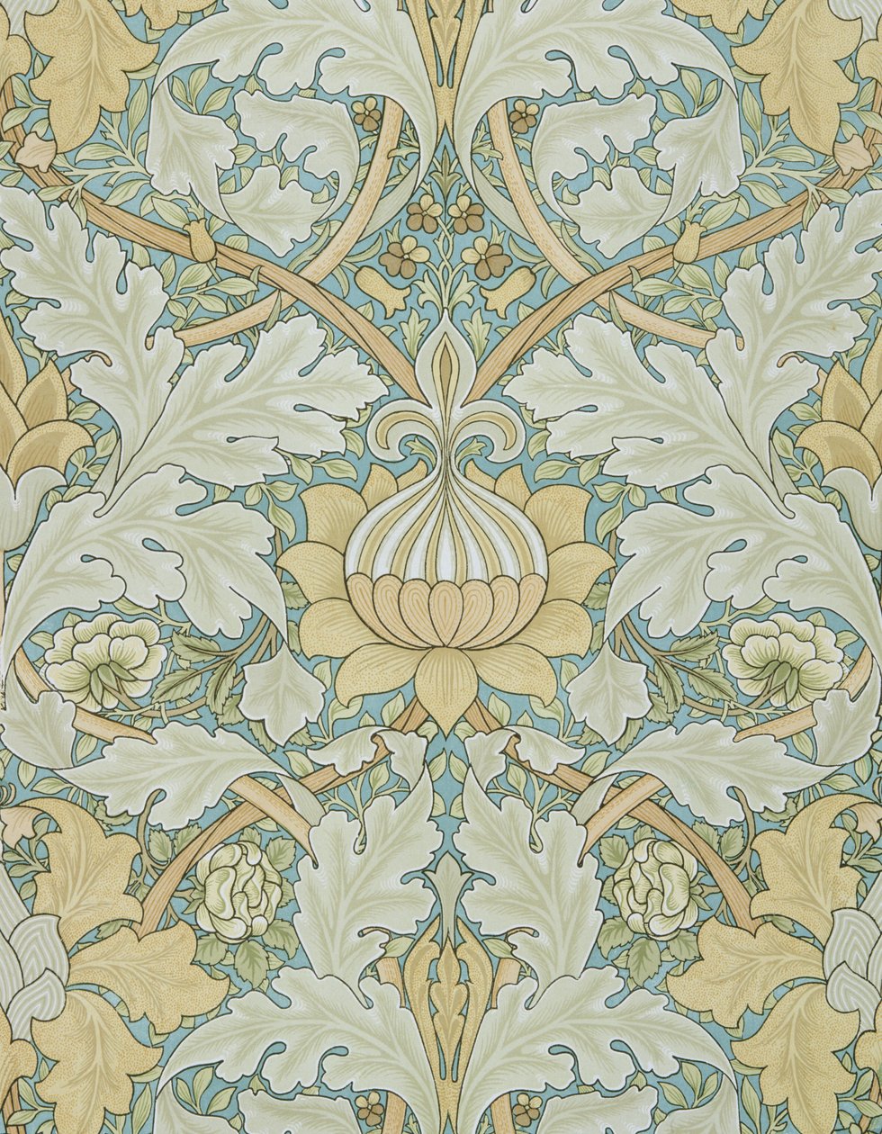 St James的壁纸，设计于1881年的St. James&39;s Palace，由Morris and Co. Aymer Vallance为“The William of William Morris”制作。 1897年 作者 威廉·莫里斯