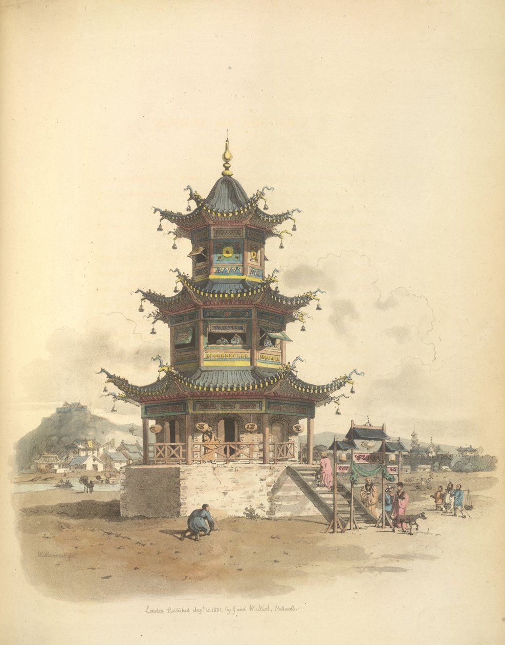 宝塔或寺庙 作者 威廉·亚历山大