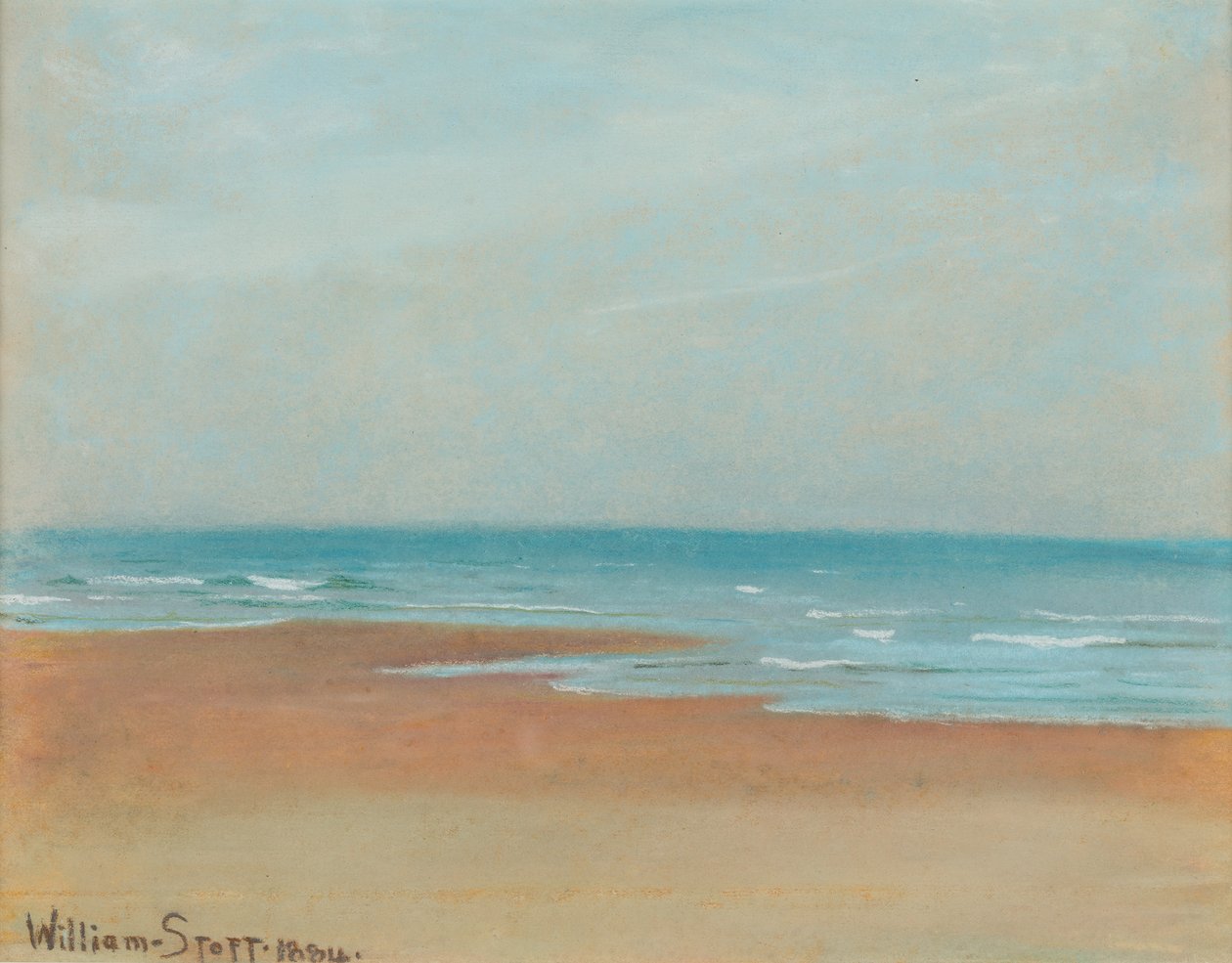 海景，1884年 作者 威廉·爱德华·斯托特