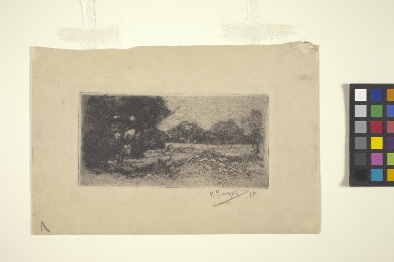 风景（蚀刻版画） 作者 威廉福赛思