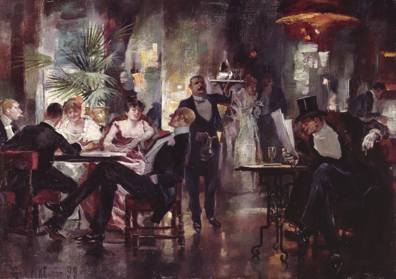 咖啡社会，1899年 作者 威廉·亨利·派克