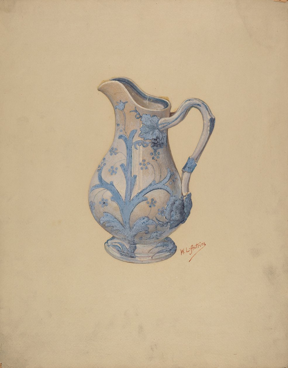 投壶，约1937年。 作者 威廉·L·安特里姆