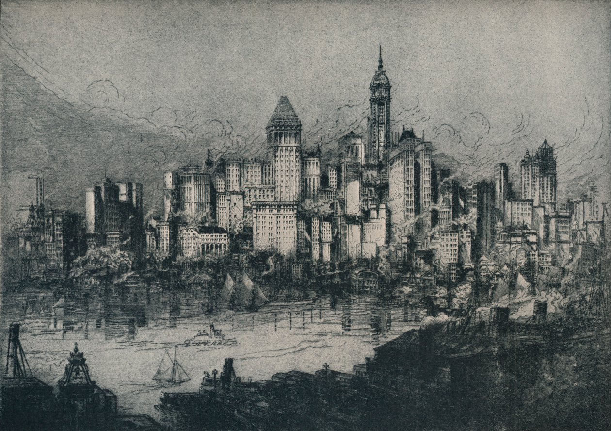 纽约，布鲁克林，摄于1913年 作者 威廉·蒙克