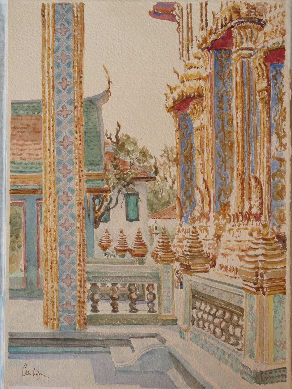 曼谷叻atch佛寺869号 作者 威尔逊·克莱夫（Wilson Clive）