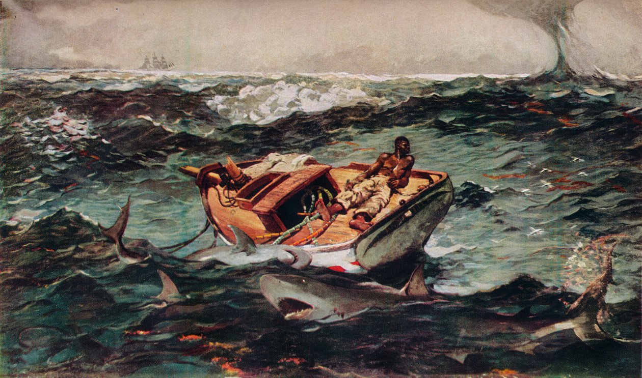 墨西哥湾流，1899年，1943年。 作者 温斯洛·荷马