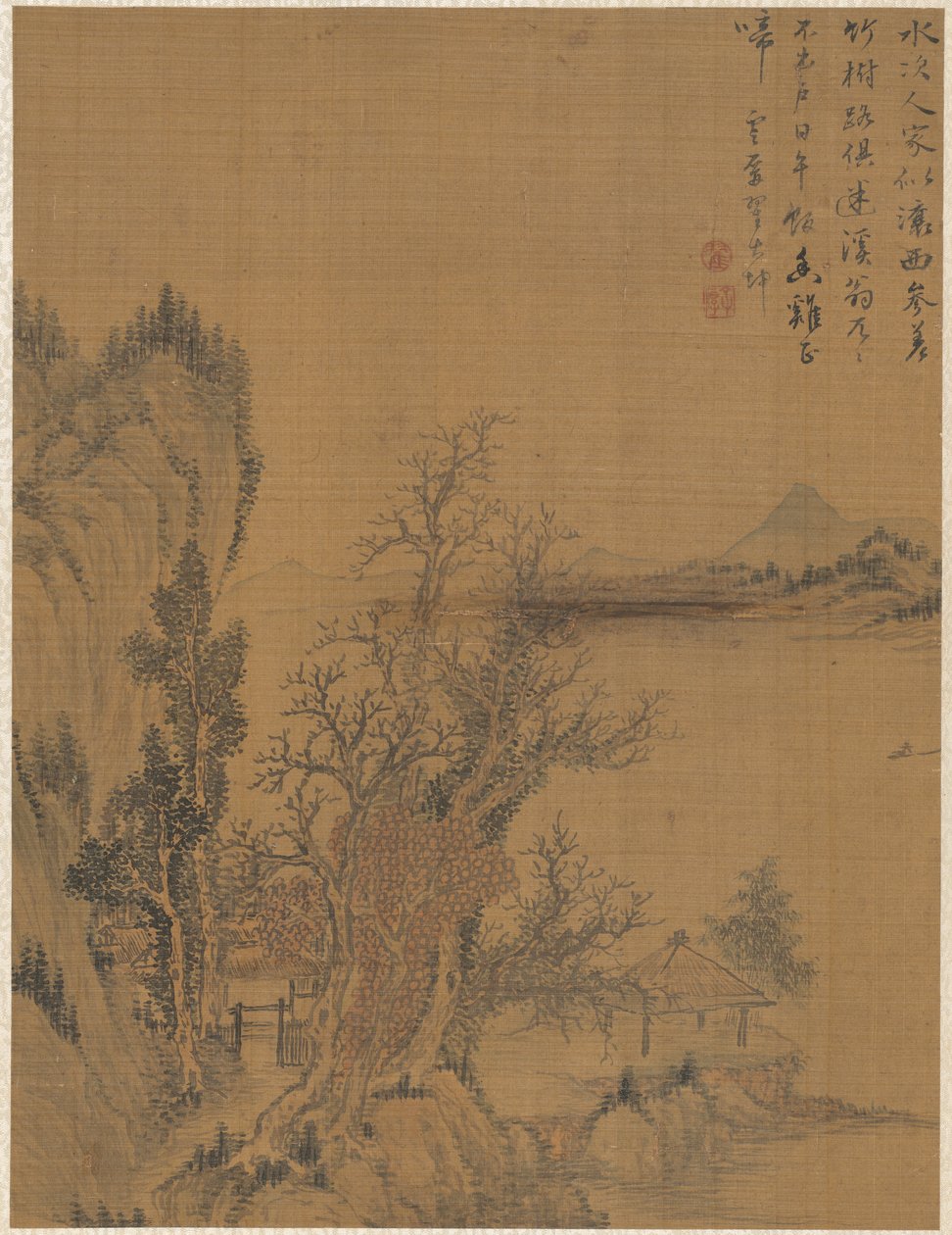 风景，1775年。 作者 翟达坤