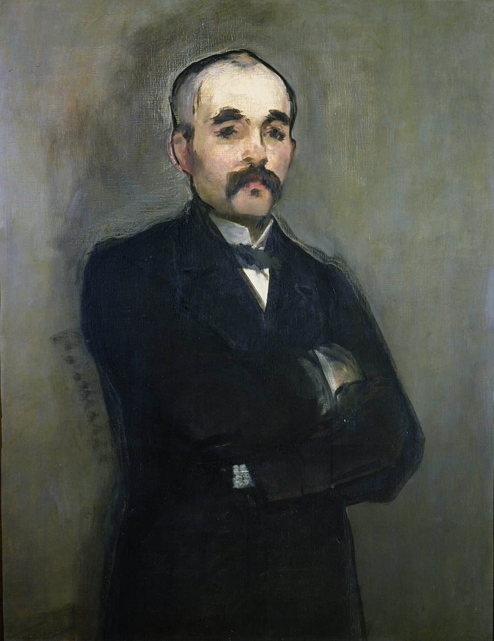 Georges Clemenceau（1841-1929）1879年的肖像 作者 爱德华·马奈