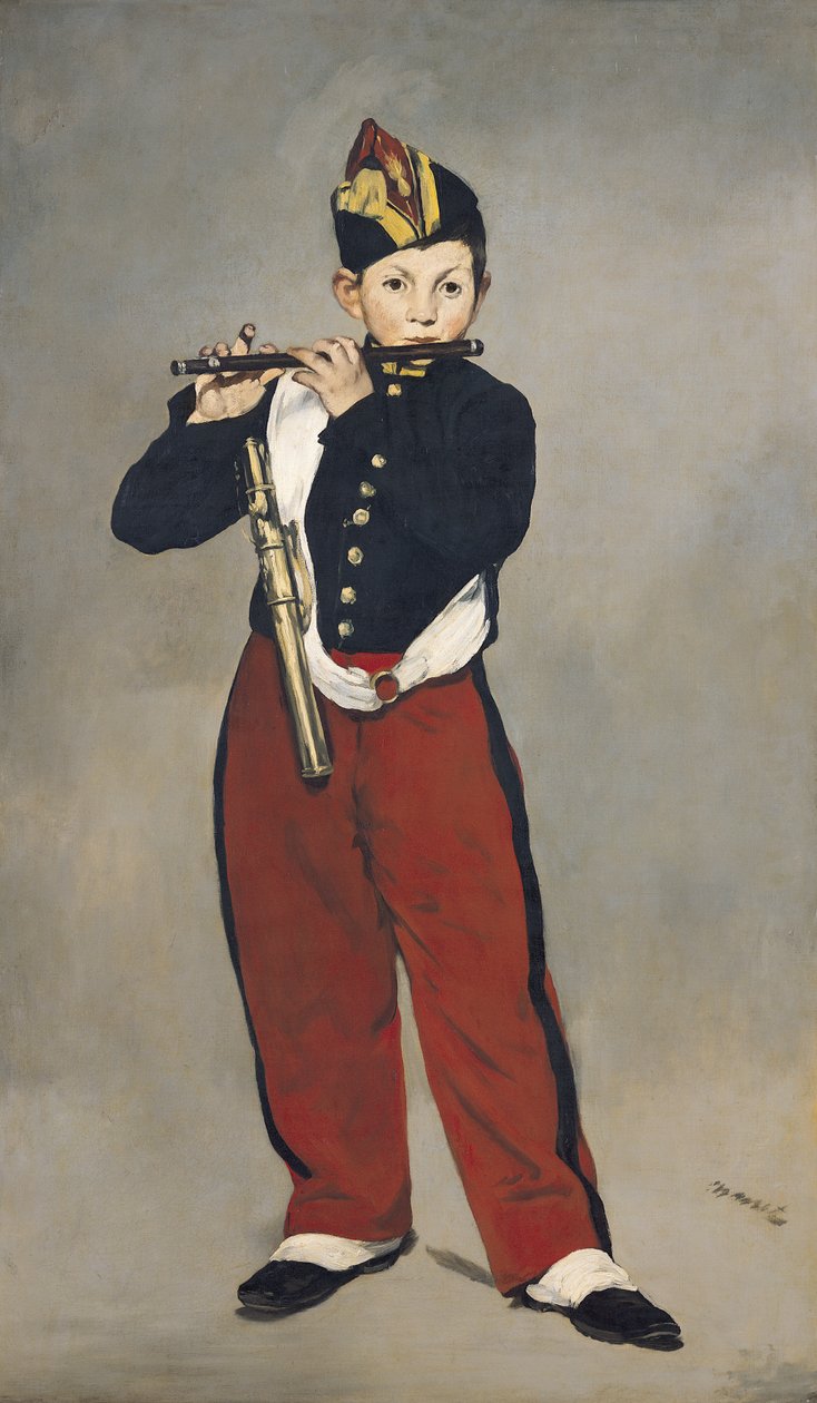Fifer，1866年 作者 爱德华·马奈
