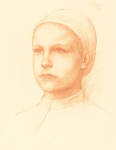 年轻的农民Jeune paysanne, 1904年。