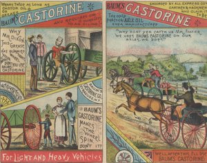 1884年Baums Castorine的广告