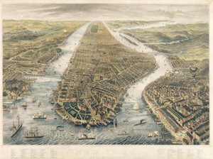 纽约及其周围地区，1867年