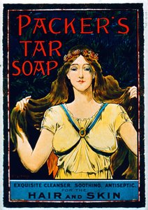 海报广告包装工人Tar Soap