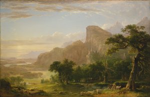 《 Thanatopsis的LandscapeScene》，1850年。