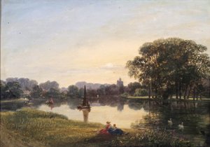 Chiswick的河，c.1800