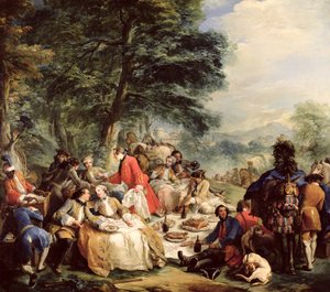 狩猎午餐，1737年