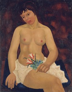 裸体与郁金香