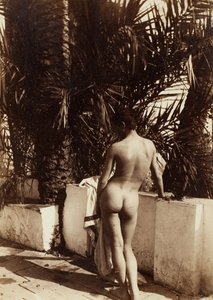 男性裸体，1890年。