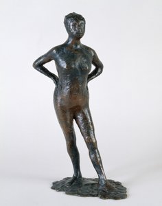 休息的舞者，1892-95（青铜）