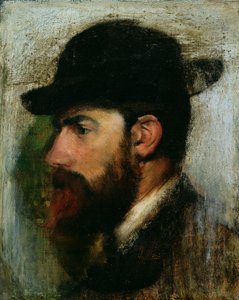 Henri Rouart（1833-1912）1871年的肖像