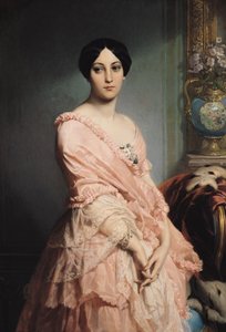 夫人F的肖像，1850-51