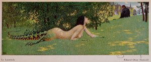 Lucertola（半女，半绿蜥蜴），1908年
