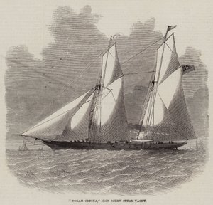 Norah Creina，铁螺旋蒸汽游艇