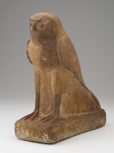 Horus Falcon，公元前664-525（砂岩）