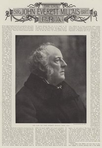 已故的John Everett Millais爵士，Ob告