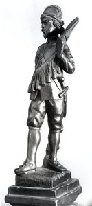 火枪手，1638年（木雕）