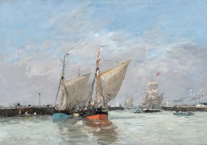 Trouville，The Jetties，High Tide，1876