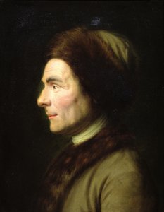 Jean-Jacques Rousseau的肖像（1712-78）