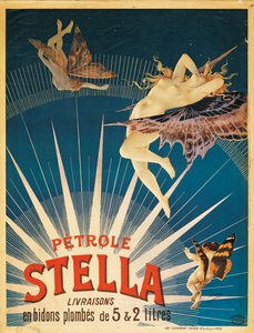 海报广告Stella汽油，1897年