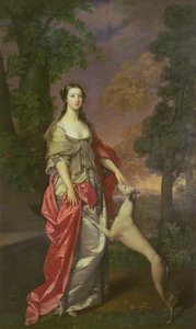 1752-3，汉密尔顿公爵夫人伊丽莎白·甘宁