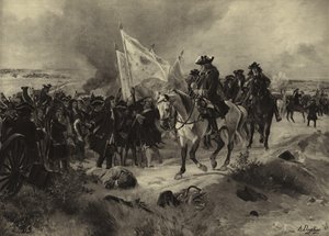 Ramillies之战，1706年（凹版印刷）