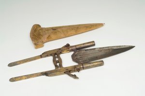 Sword，c.1800-35（金，木，金属）