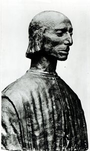 Niccolo Machiavelli的半身像（1469-1527）