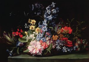 篮子里的鲜花