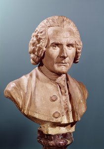 Jean-Jacques Rousseau的半身像（1712-78）（兵马俑）