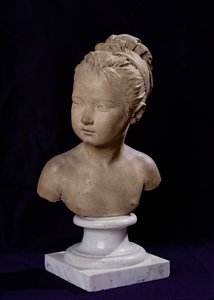 Louise Brongniart的半身像，1777年（大理石）