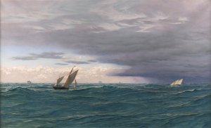 游艇在地中海航道，1871年