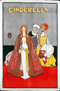 《灰姑娘》 - J. Hassall -海报，1900年