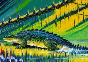 动物鳄鱼_1