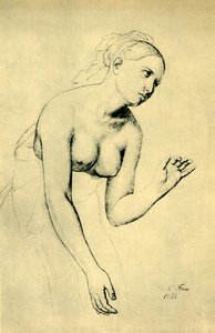 半裸的女人，1821年，1943年。
