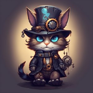 拟人化的可爱猫咪1