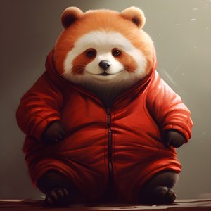 小熊猫肥胖的人类孩子 3